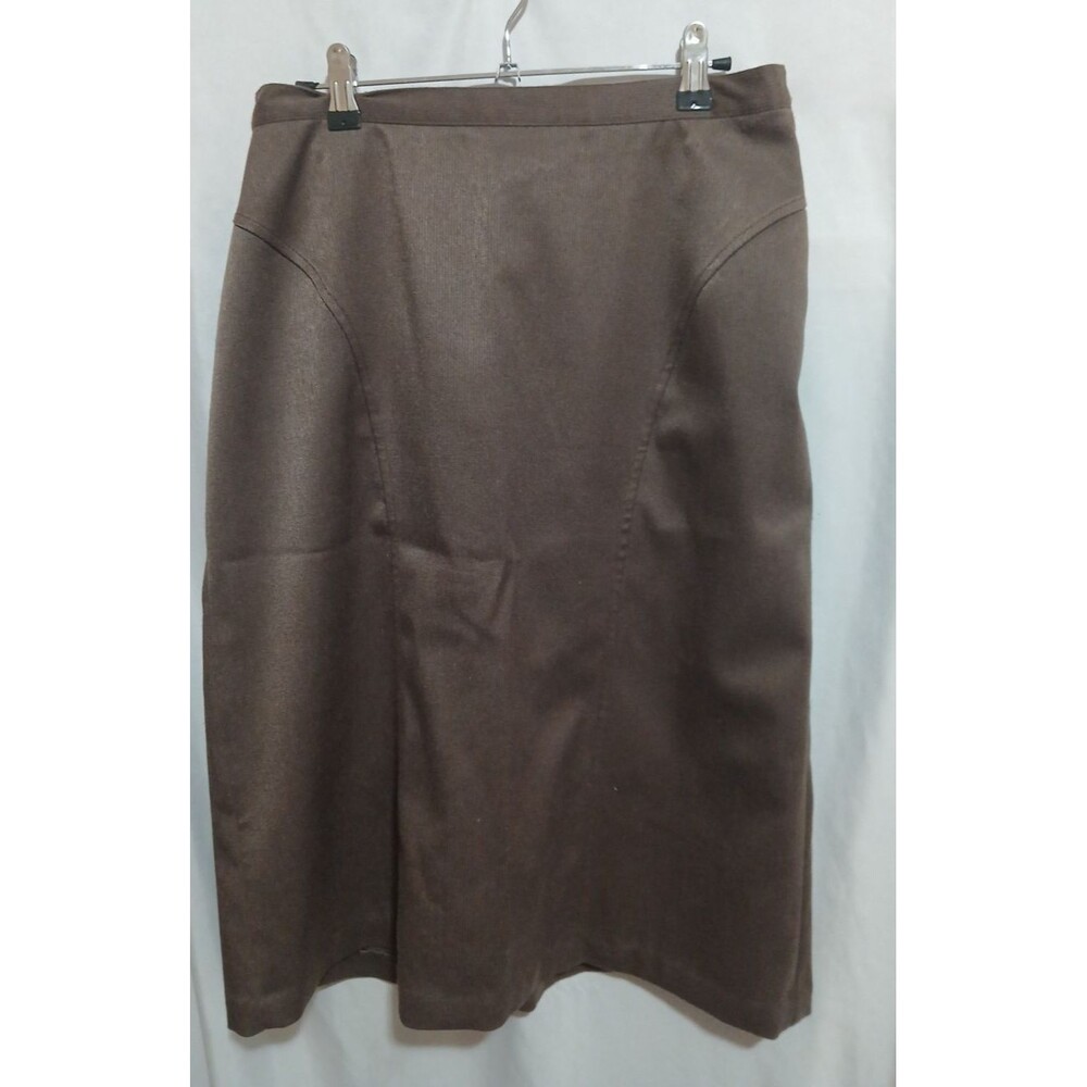 Teddi Brown Skirt  Size Pm Petite